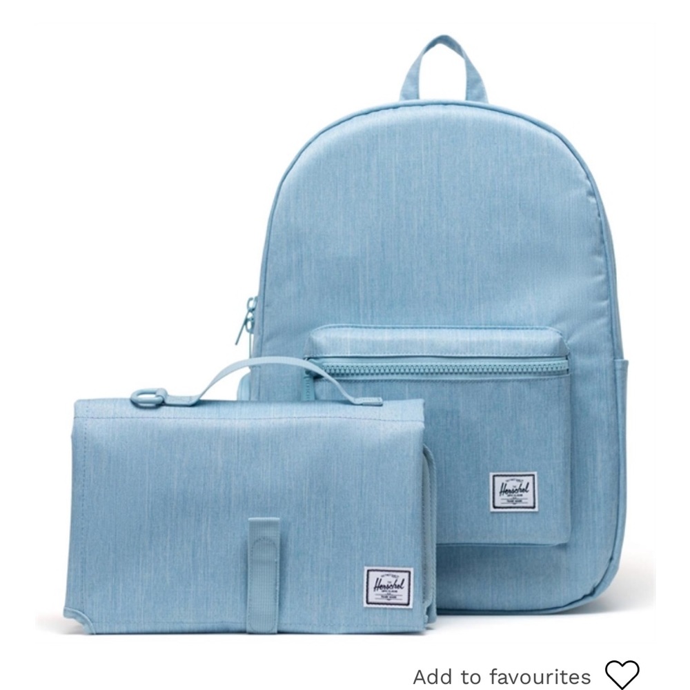 NEW Herschel Settlement Sprout Backpack- denim blue